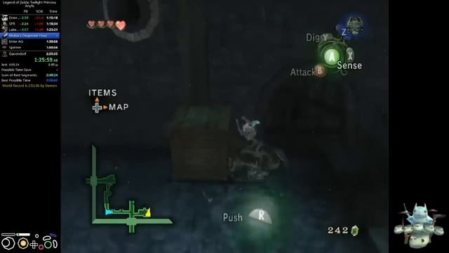 Commentated Twilight Princess any% speedrun смотреть онлайн