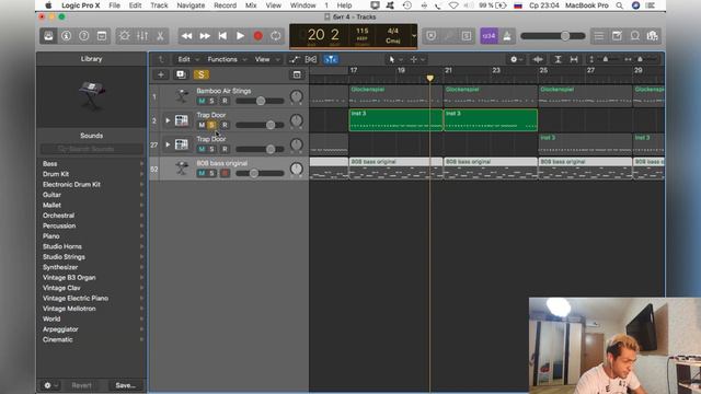 Классный бит в Logic Pro X за 5 минут с разъяснениями смотреть онлайн