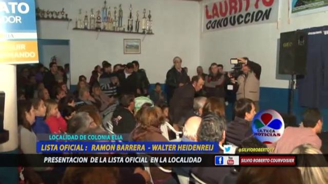 PRESENTACION OFICIAL LISTA RAMON BARRERA WALTER HEIDENREIJ EN COLONIA ELIA VIERNES 17 DE JULIO 2 смотреть онлайн