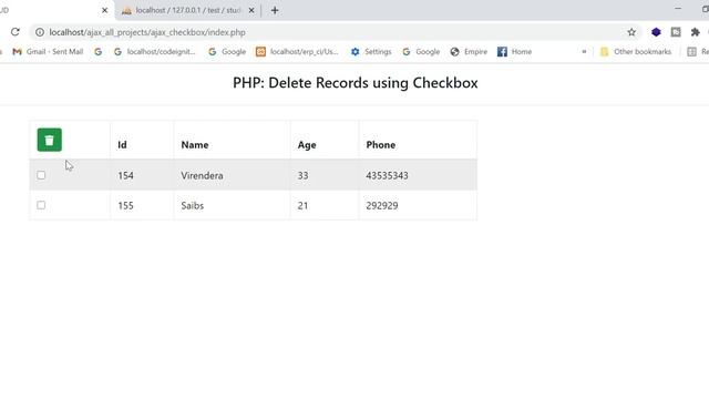 How to delete Multiple records using Checkbox in PHP | CRUD Operation | Learn Advance Programming смотреть онлайн