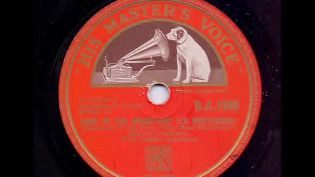 TITO GOBBI - SONG OF THE MOUNTAINS