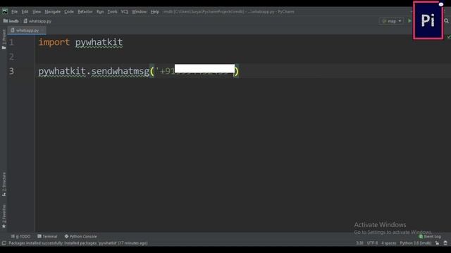 Whatsapp automation using Python | Pixel Infos смотреть онлайн