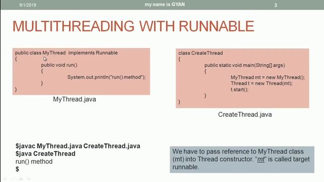 Multithreading in Java | #10 | To Implement Multithreading in Java Using the Runnable Interface смотреть онлайн