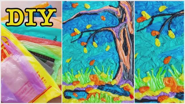 ОСЕННЕЕ ПАННО своими руками БЫСТРО и ПРОСТО смотреть онлайн