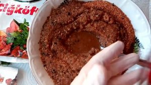 Турция. Чи кёфте. Полуфабрикат. Что привезти из Турции?