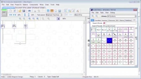 Electrical circuit design software, circuit simulator - The Constructor 13