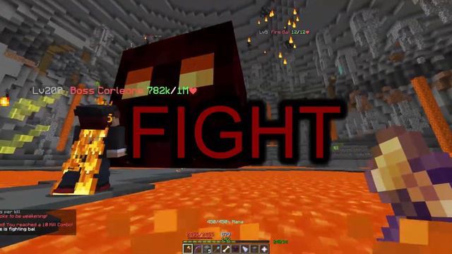Boss Corleone Fights Bal - SkyBlock - Hypixel - Minecraft