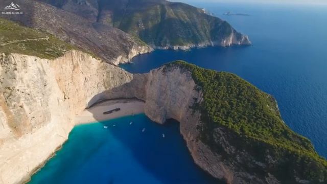 SANTORINI 4K UHD - Amazing Beautiful Nature Scenery With Relaxing Music - 4K ULTRA HD