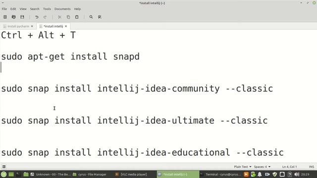 How to install IntelliJ Idea on Ubuntu смотреть онлайн