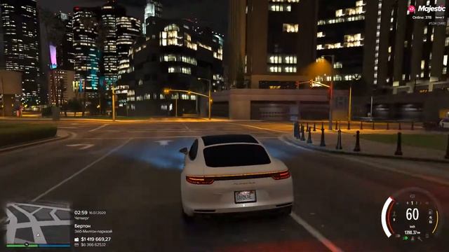Porsche Panamera Turbo, Majestic RP, GTA 5