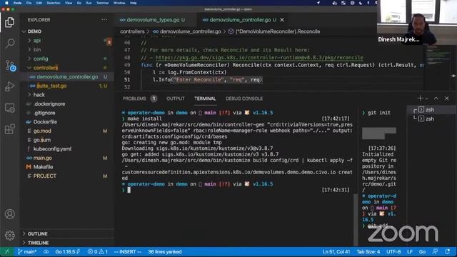 Writing a Kubernetes Operator from Scratch Using Kubebuilder - Dinesh Majrekar смотреть онлайн