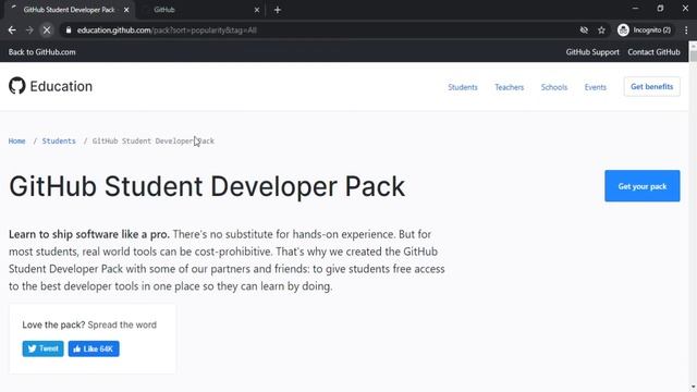 Registrasi GitHub Student Developer Pack смотреть онлайн