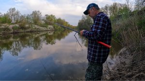 Рыбалка  на поплавок на речке в мае 2023