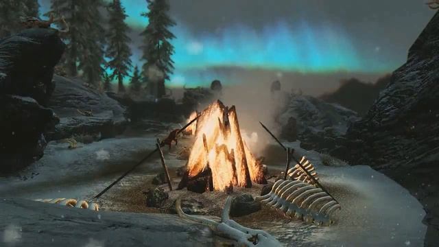 №1 SKYRIM-живые обои. смотреть онлайн