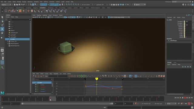 Maya не дает поставить ключ на таймлайне. Lock и Unlock каналов в вашей анимации. #maya #lock#unloc смотреть онлайн