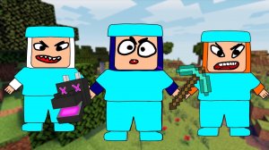 Щемить дракона с пацанами (В Майнкрафте)