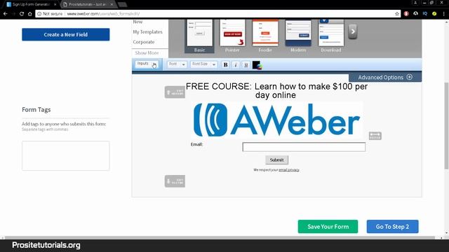 Adding A Pop-up or Lightbox Opt-in Form With Aweber смотреть онлайн