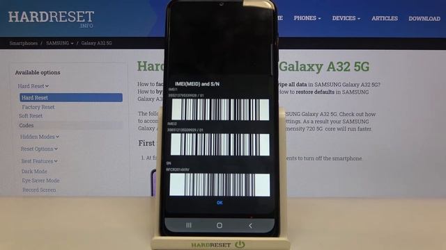 How to Check IMEI & SN in SAMSUNG Galaxy A32 5G – Find Serial Number & IMEI смотреть онлайн