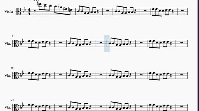 Viola Sheet Music: How To Play Underground Theme (Super Mario 3D World) By Mahito Yokota