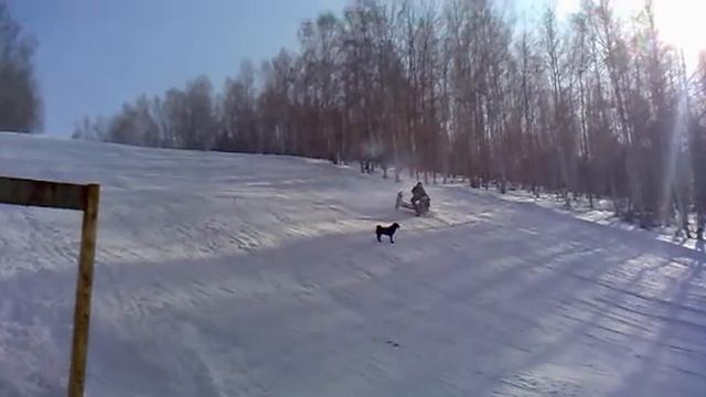 иж-П5 подъём на горнолыжную трассу.mp4 смотреть онлайн