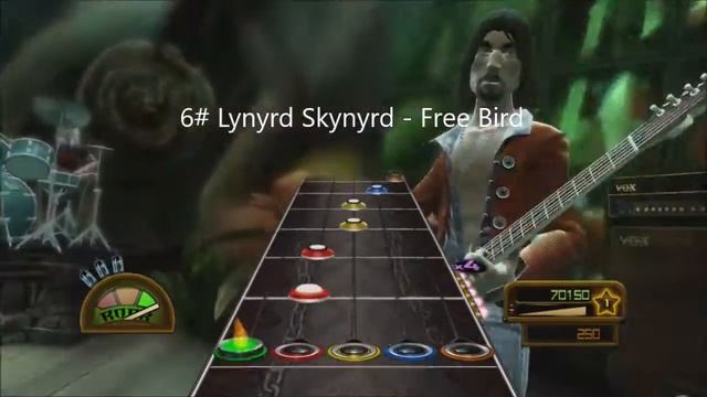 My top 10 Guitar Hero Greatest Hits songs смотреть онлайн
