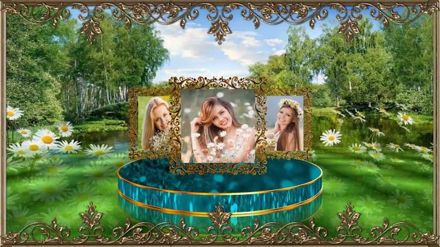 Футаж "Ромашки" создан в программе BluffTitler смотреть онлайн