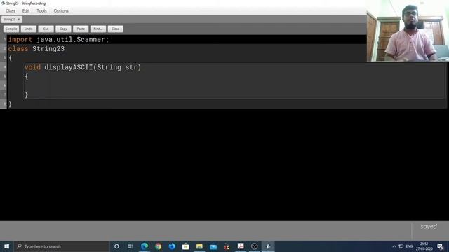 String Related Programs: Display ASCII code of every character in a String смотреть онлайн