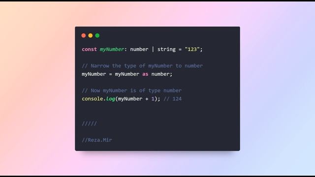4 Narrowing in Typescript смотреть онлайн