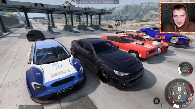 Гоняем в BeamNG Drive с ПОДПИСЧИКАМИ! BeamMP