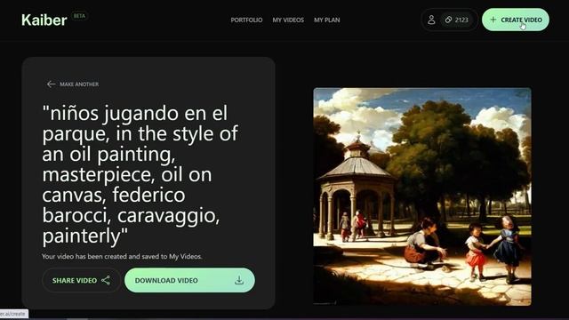 ¿Cómo crear animaciones en video con inteligencia artificial? - Tutorial Kaiber смотреть онлайн