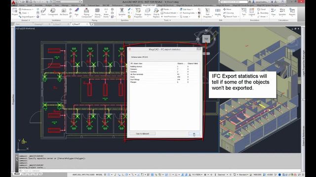 MagiCAD for AutoCAD Tutorial - IFC Export смотреть онлайн