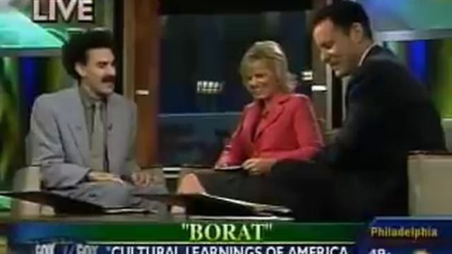 Interview about BORAT on Fox and Friends смотреть онлайн