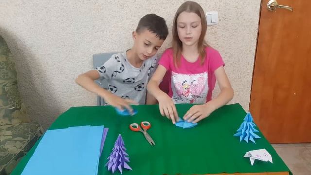 ДЕЛАЕМ БУМАЖНУЮ ЛЯГУШКУ!!!!! смотреть онлайн