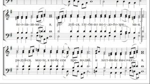 🎼 "Совет превечный" знаменный роспев в гарм. Д. Соловьева (тенор)