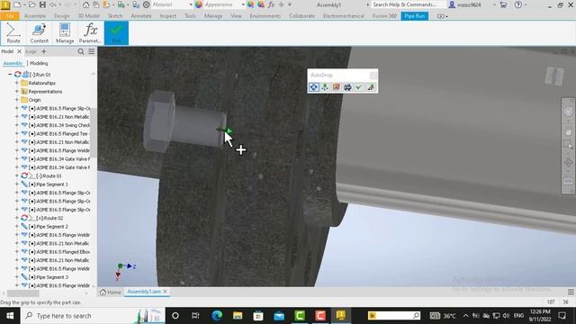 Learn How To Generate A Pipeline In Autodesk Inventor 2023/Professional/