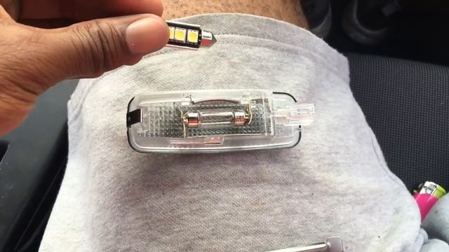 AUDI A3 2013 8V VANITY LIGHT LED INSTALL смотреть онлайн