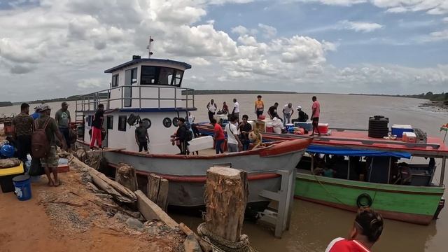 GUYANA BORDER WITH SURINAME JOURNEY #CORENTYNE RIVER смотреть онлайн