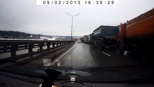 Перекрыли Киевку,Боровку,МКАД,Ленинский!! смотреть онлайн