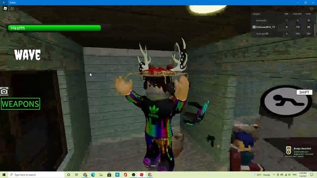 How to get " MINITOON SKIN " | Roblox ZOMBIE RUSH.. смотреть онлайн