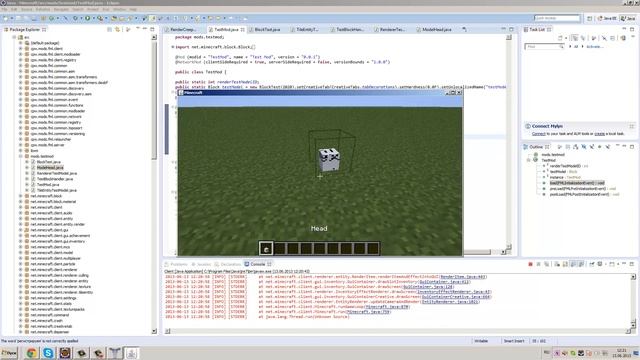 Как создать мод для MineCraft. Forge. 8 часть. Блок с моделью(1). 1.5.2 смотреть онлайн
