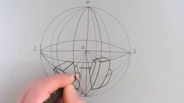 How to Draw a City in 5-Point Perspective in a Crystal Ball смотреть онлайн