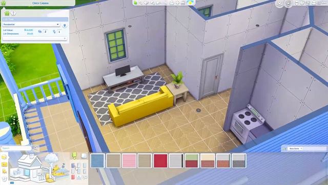 Crick Cabana Renovation - Starter Home - Sims 4 Speed Build