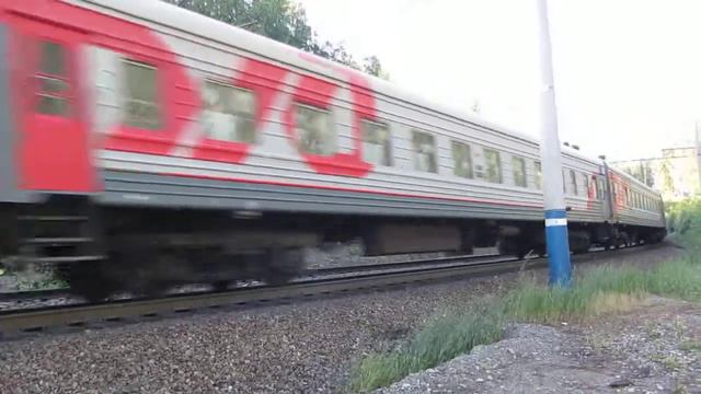 Электровоз ЧС2К-934 с поездом №392У Москва - Челябинск смотреть онлайн