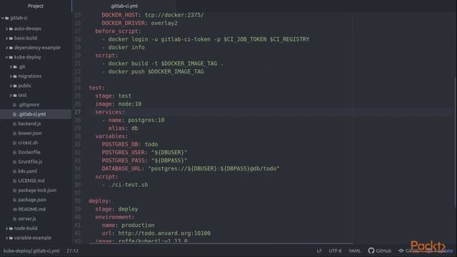 Hands-On Auto DevOps with GitLab CI: Using Build Stages | packtpub.com смотреть онлайн