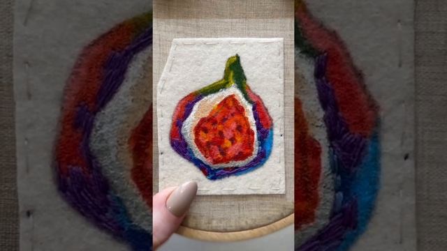 Вышивка мулине на фетре смотреть онлайн