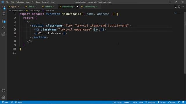 PART 2 - Let's Build An Invoice App - Refactoring Code and Setting Up our Form смотреть онлайн