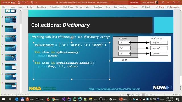 Part 4 - Intro to Python: Collections (Hangman) смотреть онлайн