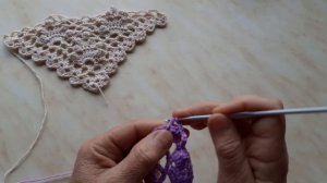 Шаль крючком , очень красивая!