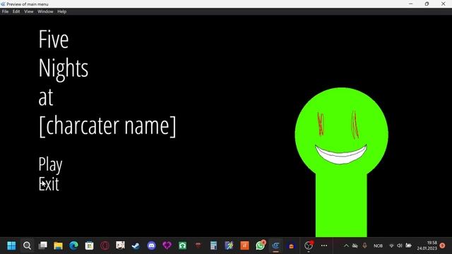 How to make a FNaF fan game in GDevelop 5 #3 Main Menu смотреть онлайн