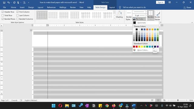 How To Create a Lined Document in Word | How To Make a Line Paper With Microsoft Word смотреть онлайн